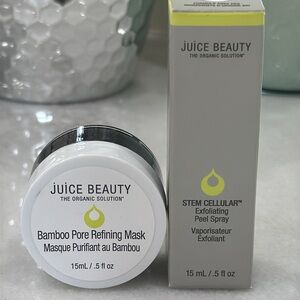 New Juice Beauty Bundle Bamboo Pore Refining Mask and Exfoliating Peel Spray